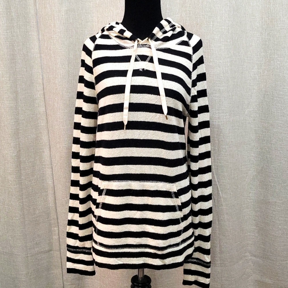 J.Crew Pullover Striped Hoodie